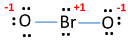 mark charges on bromine and oxygen atom in BrO2-.jpg